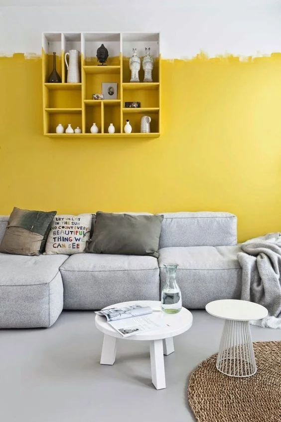 two tone wall paint