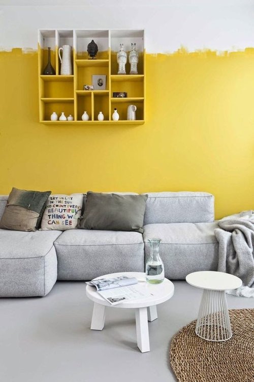 45 Creative Wall Paint Ideas And Designs Renoguide Australian Renovation Inspiration - Light Yellow Wall Decor Ideas