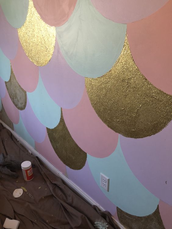 fish scale wall paint