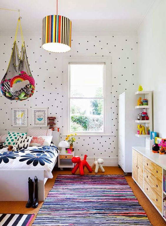 colourful kids bedroom