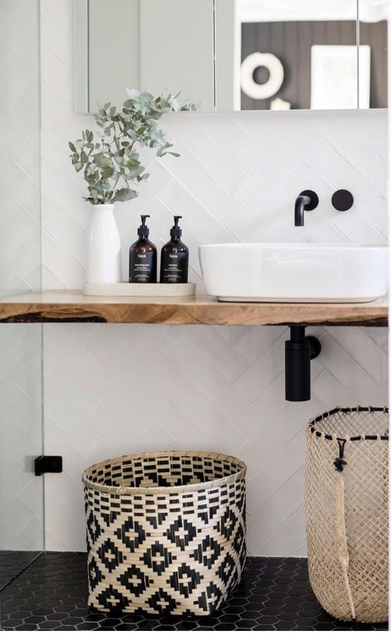 rattan baskets