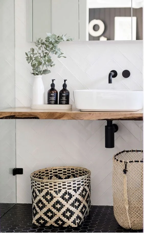 rattan baskets