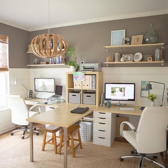 Two-Person Home Office Layout