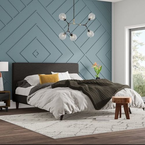 Amazing grey and teal bedroom 60 Beautiful Modern Bedroom Ideas And Designs Renoguide Australian Renovation Inspiration