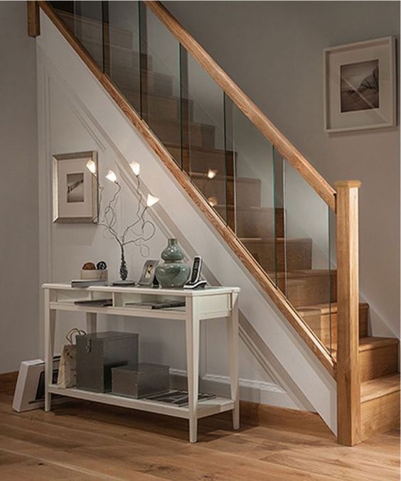 Wood Stair Details on Gap Interiors Detail Of Modern Wooden And Glass  Staircase Picture | Glass staircase, Glass railing stairs, Glass staircase  railing