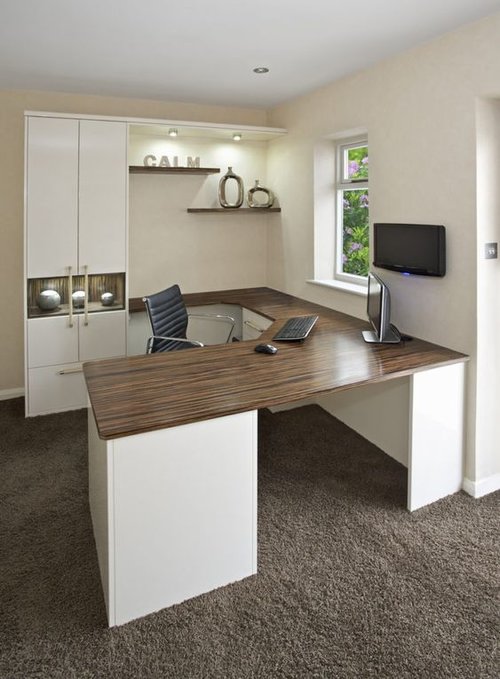Home Office Desk Ideas And Designs, U Shaped Office Desk Plans