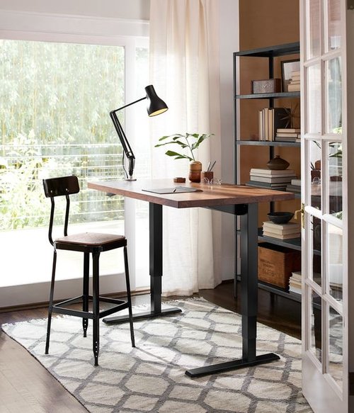 Home Office Desk Ideas And Designs, Home Office With Standing Desk Ideas