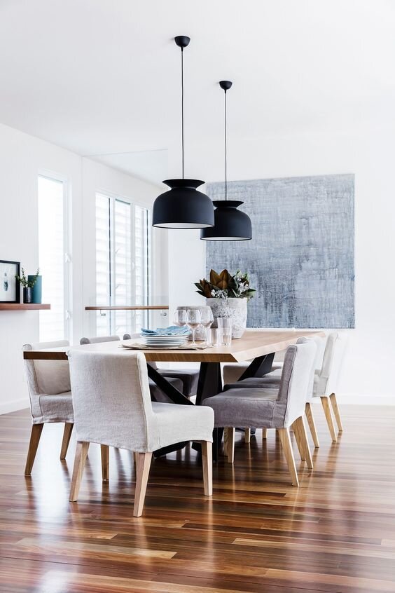 Stunning Dining Table Lighting Ideas, Black Light Fixture Kitchen Table