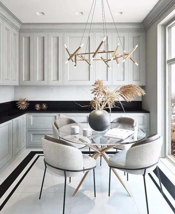 elegant chandeliers dining room