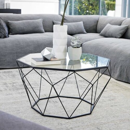 Featured image of post Gold Glass Coffee Table Australia : Vidaxl brown coffee side table glass shelf 110x55cm living room furniture modern.