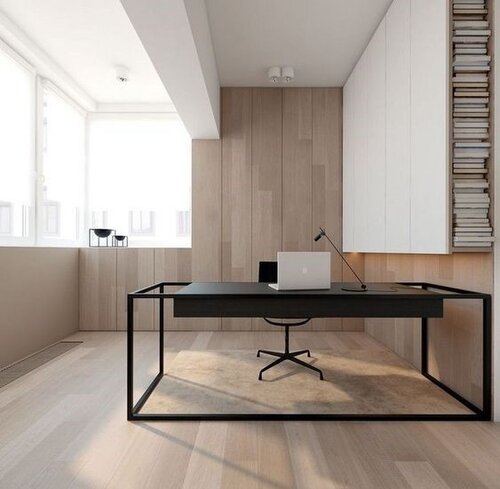 30 Modern Minimalist Home Office Ideas, Minimalist Office Desk Design