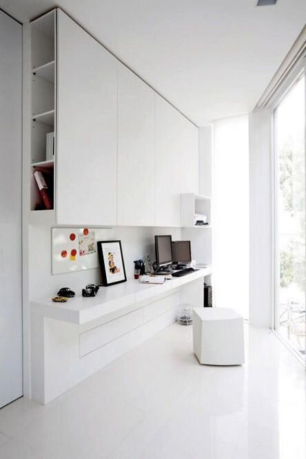 30 Modern Minimalist Home Office Ideas, Minimalist Study Desk Ideas