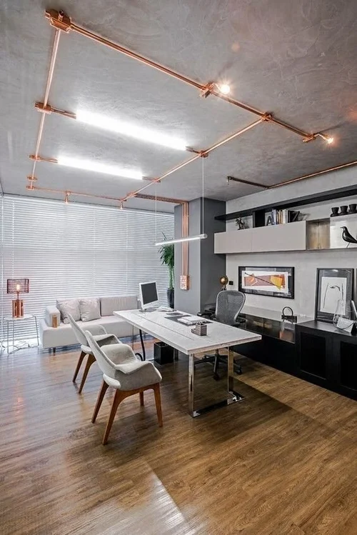 Modern Raw Industrial Design Office