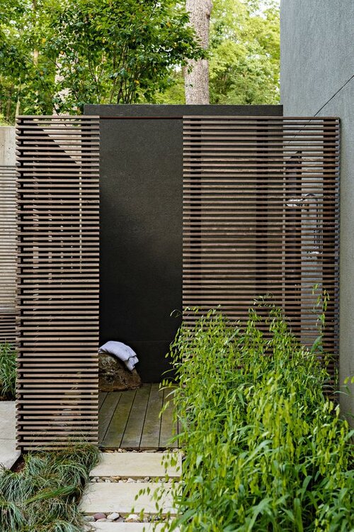 50 Impressive Outdoor Shower Ideas And, Outdoor Shower Privacy Panels