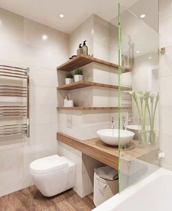 28 Stylish Bathroom Shelf Ideas - The Most Clever Bathroom Storage