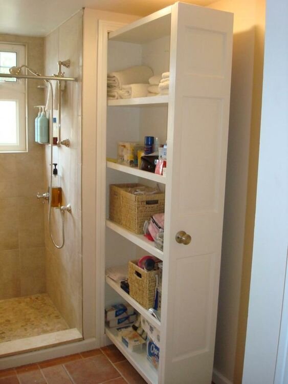 50 Nifty Bathroom Storage Ideas And Designs Renoguide Australian Renovation Inspiration - Bathroom Cabinet Pulling Away From Wall