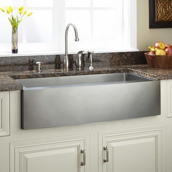 50 Incredible Kitchen Sink Ideas And, Concrete Farm Sink