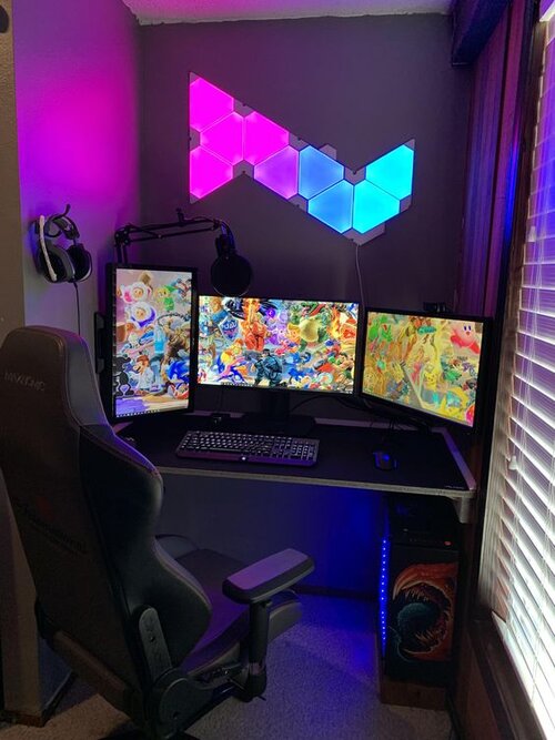 30 Gamers Home Office Ideas And Designs Renoguide Australian Renovation Inspiration - Things To Put On Your Wall Gaming