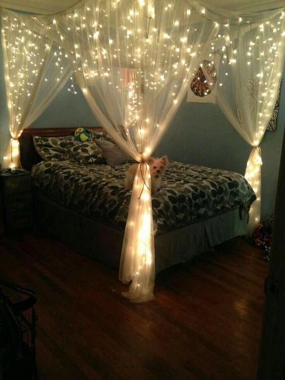 35 Creative Bedroom Mood Lighting Ideas, Lights Around Bed