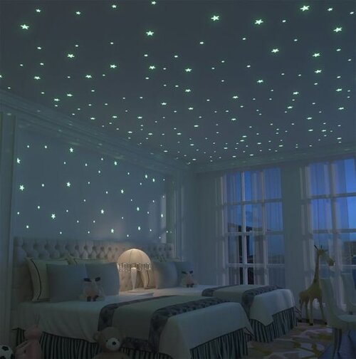35 Creative Bedroom Mood Lighting Ideas, Fairy Lights Hanging From Ceiling Bedroom