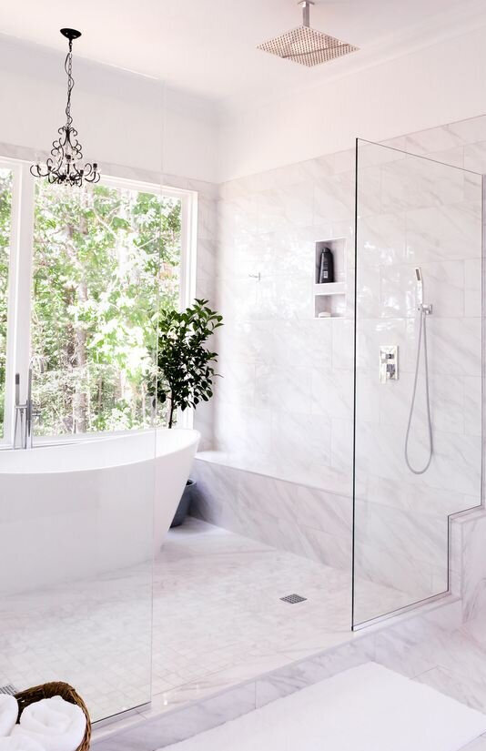 30 Modern Bathroom Shower Ideas And Designs Renoguide Australian Renovation Inspiration - Bathroom Design With Bath And Shower