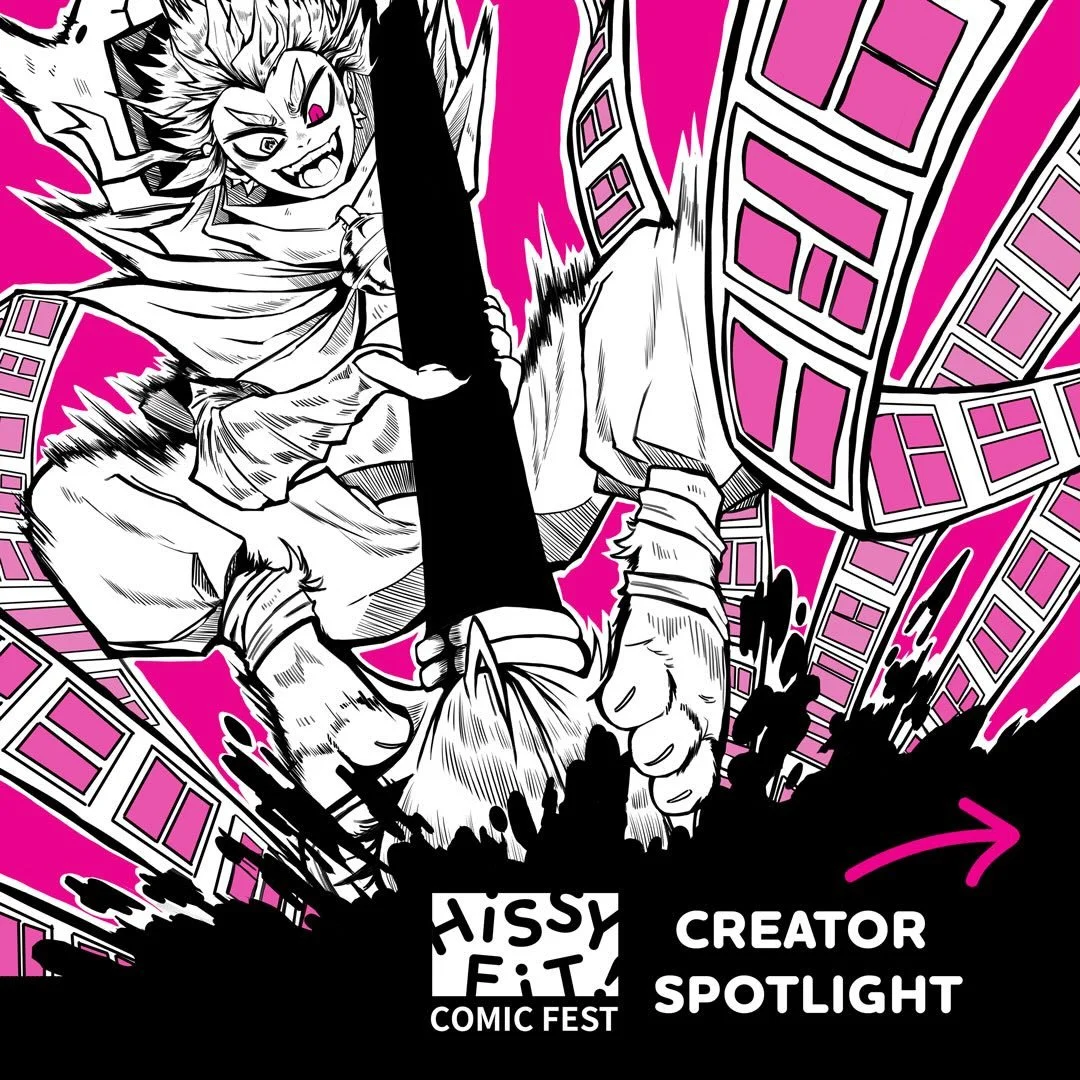 💥 Creator Spotlight: Part 2

Hissy Fit Comic Fest returns next month! Join us on  Saturday, April 11 to meet over 40 talented creators. 

Hissy Fit is an annual celebration of independent comics and community organized by SCAD Atlanta&rsquo;s Sequen