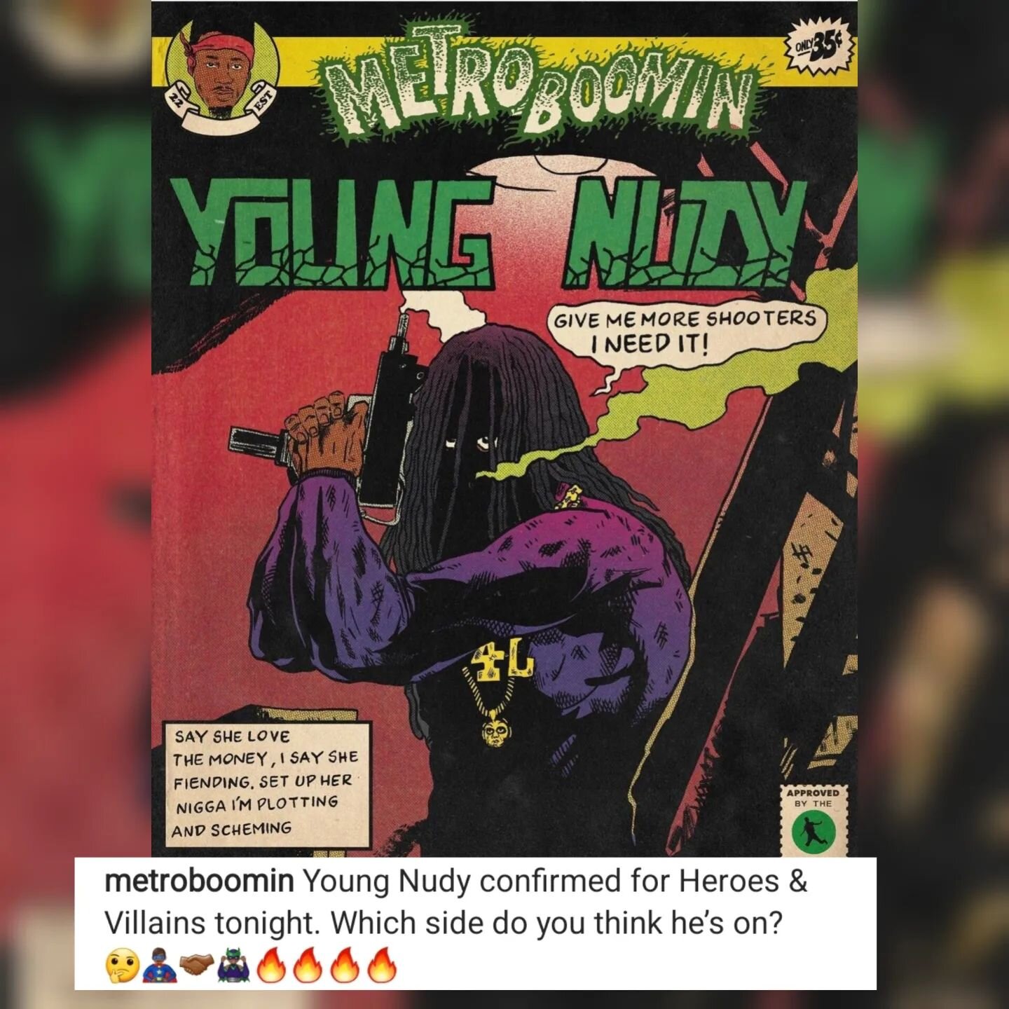 Looks like @metroboomin is going big with this album! #yungnudy is confirmed