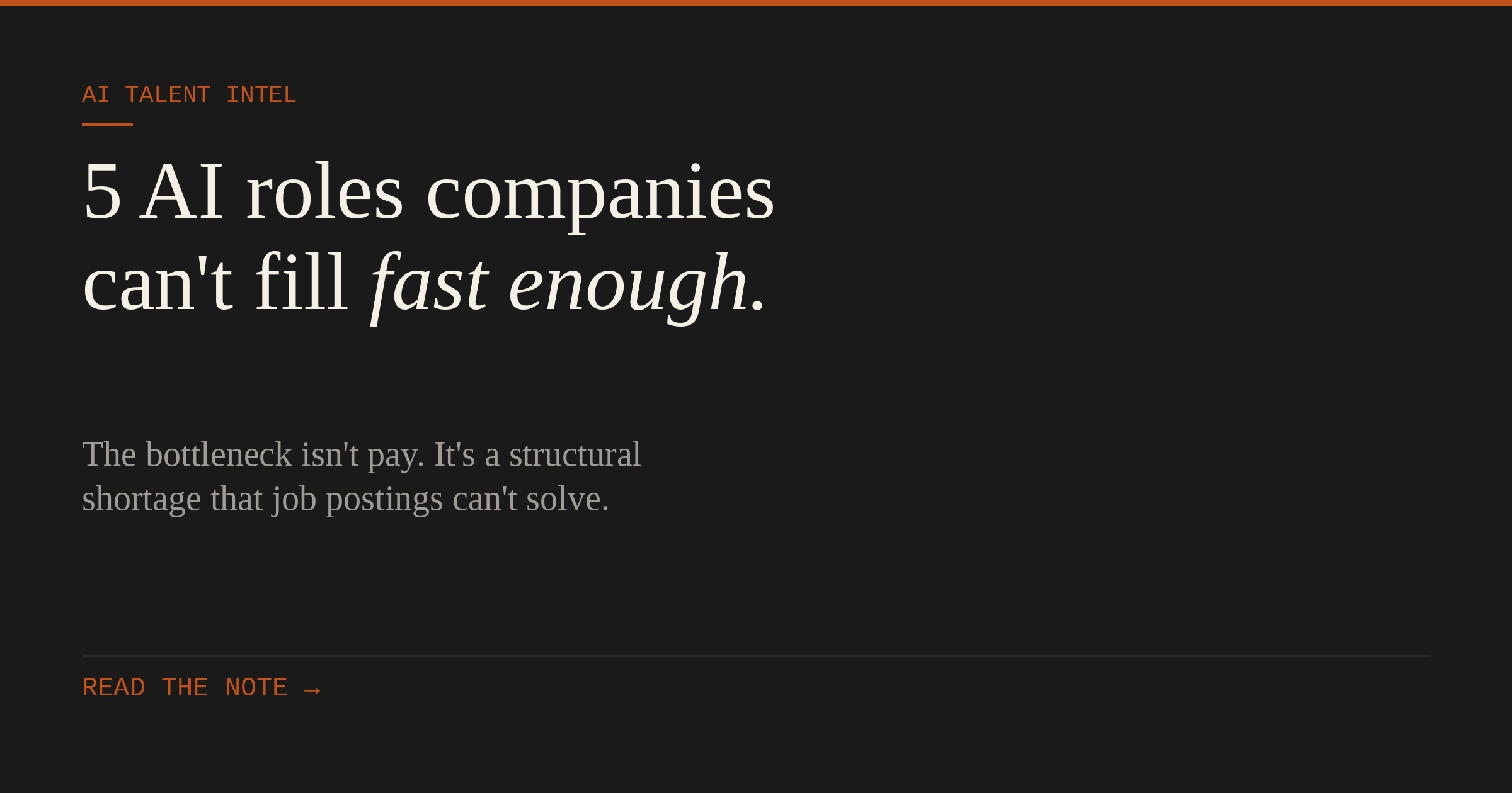5 AI roles that companies can't fill fast enough right now.