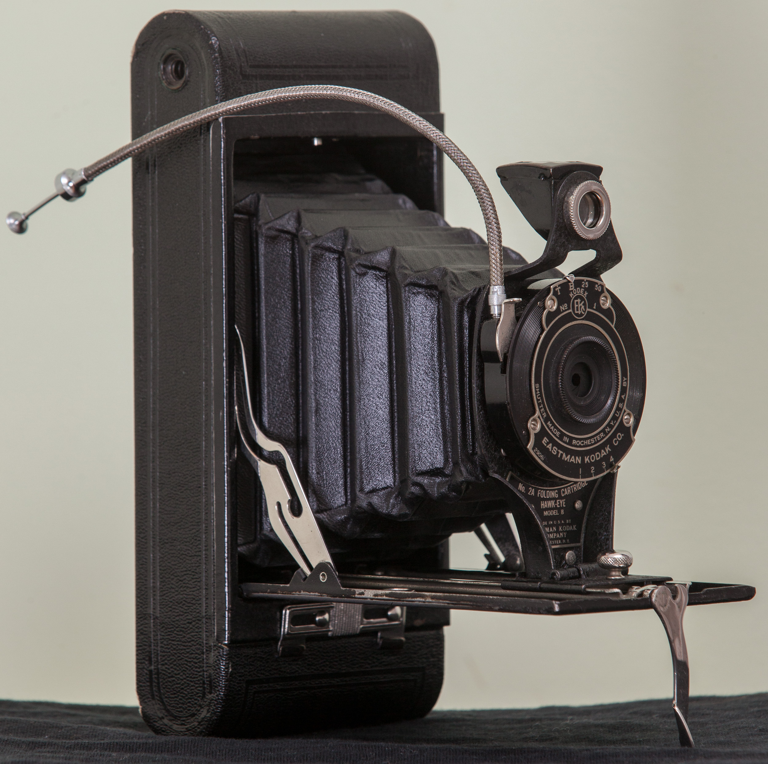 Kodak Appareil photo soufflet Kodak N° 2 A folding cartridge Hawk Eye model B obj Anas 