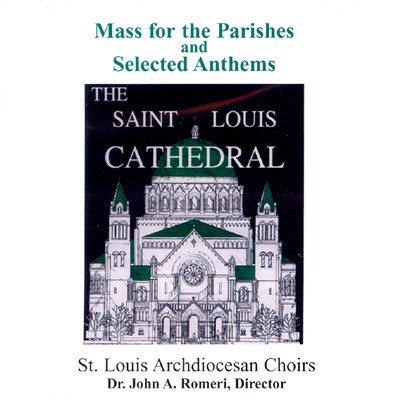 Mass for the Parishes 1. Kyrie eleison 2. Glory to God in the Highest 3. Alleluia/The Seed Is the Word of God 4. Holy, Holy, Holy Lord 5. When We Eat this Bread/Amen 6. Christ Has Died 7. Dying You Destroyed Our Death 8. Lord, By Your Cross and Resurrection 9. Lamb of God Organ Pieces and Selected Anthems 10. Sonata 11. Jesus, the Son of Mary 12. Ave Maria 13. O Sacrum Convivium 14. Behold a Mystical Rose 15. Arioso 16. Kyrie Eleison 17. Strong, Loving, and Wise 18. Ubi caritas 19. O Little Town of Bethlehem 20. Christ Is Arisen, Let Us Sing 21. O God, Look Mercifully on These Thy Servants