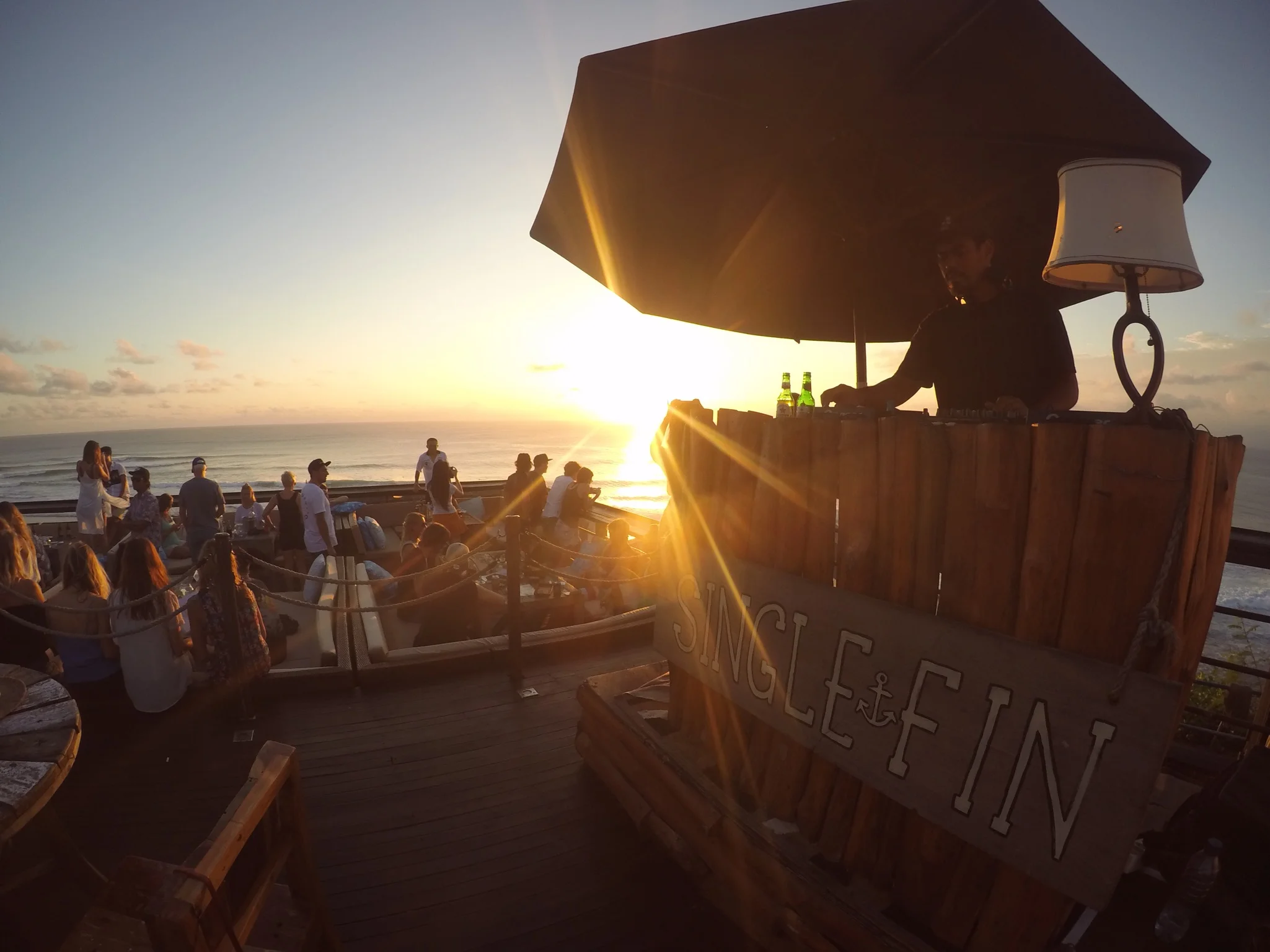 Single Fin in Uluwatu, the best bar in the world! (actually)