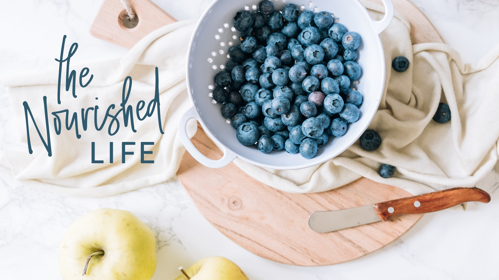The Nourished Life E-course Facebook Group Cover Photo, designed by Janessa Rae Design Creative