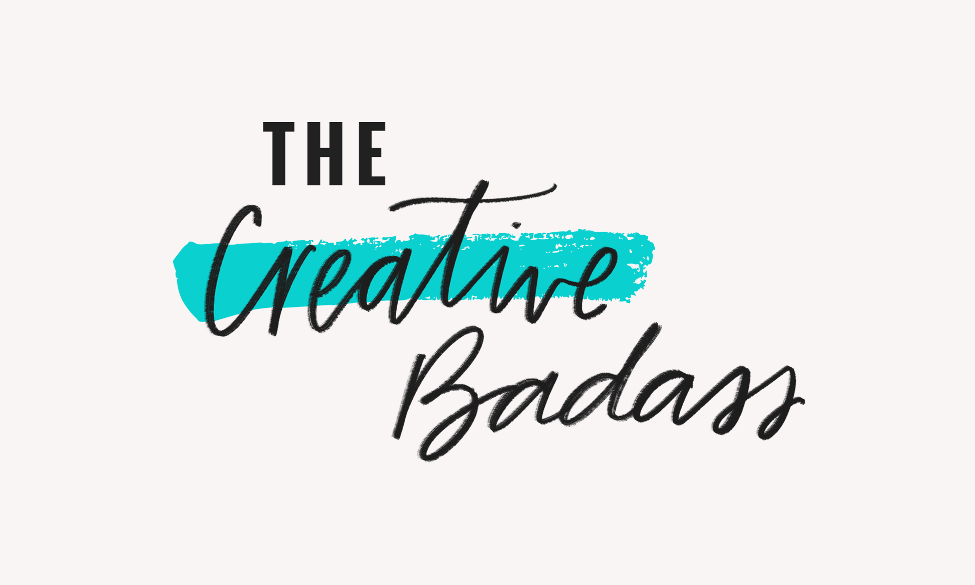 The Creative Badass Logo by Janessa Rae Design Creative