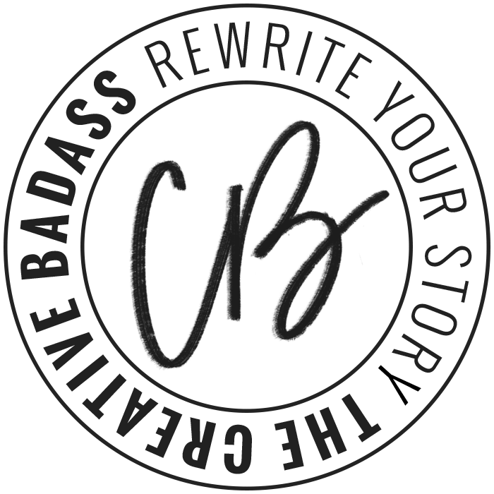 The Creative Badass Logo Stamp by Janessa Rae Design Creative