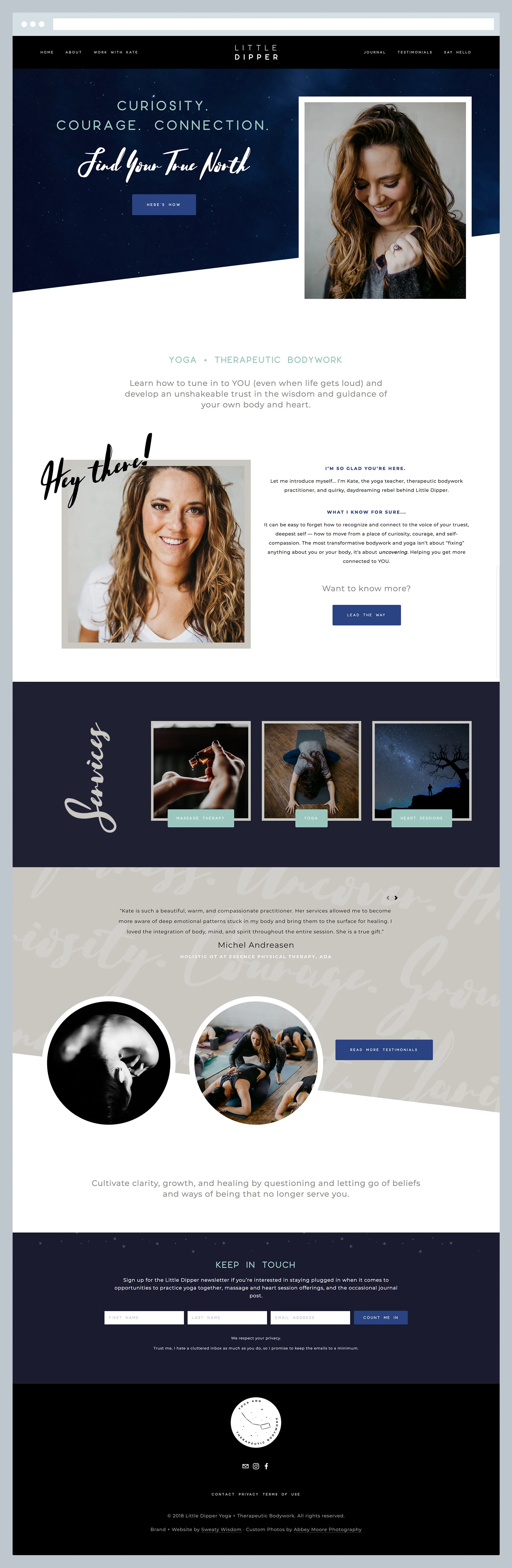 Litter Dipper - Home Page, by Janessa Rae Design Creative in collaboration with Sweaty Wisdom