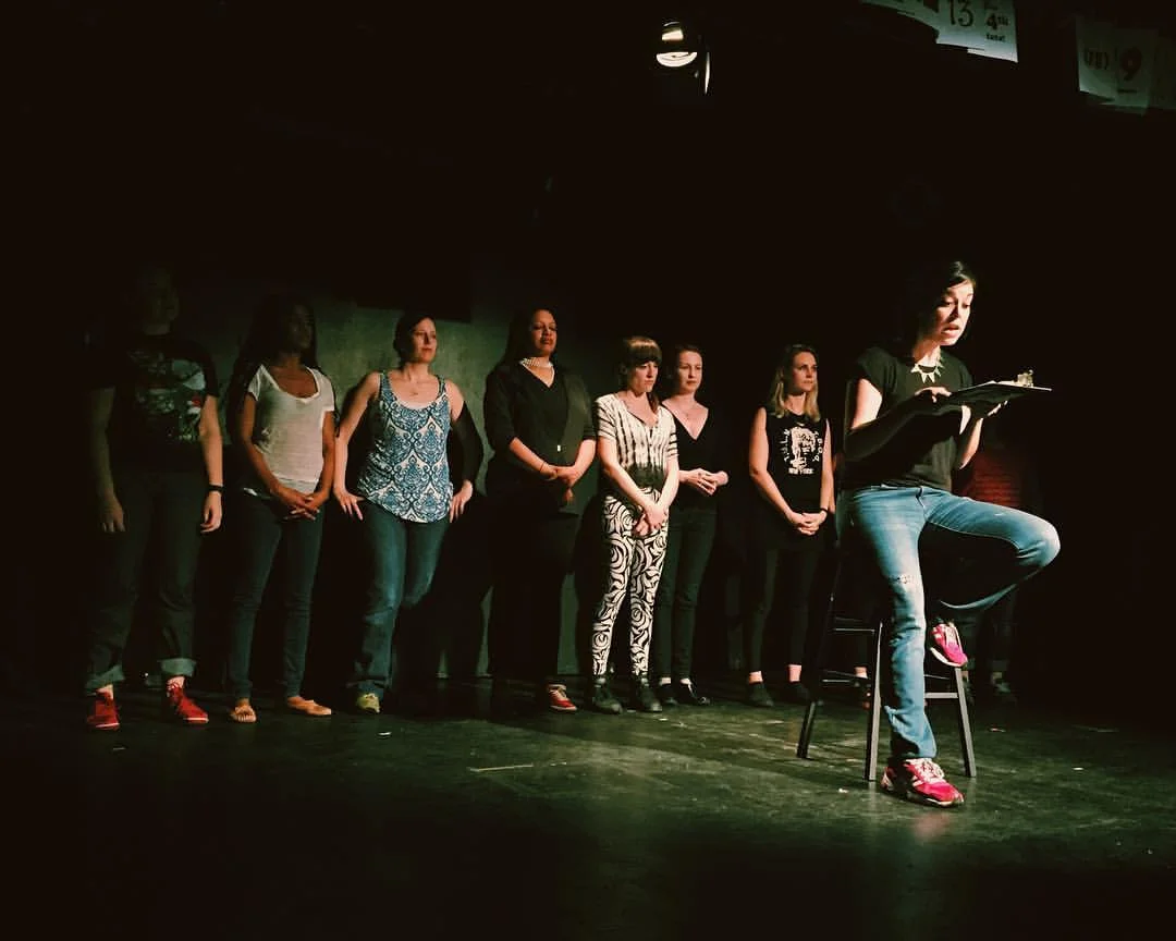 Too Many Ladies Smash the Patriarchy all-female NY Neo-Futurist benefit show for Girl Be Heard