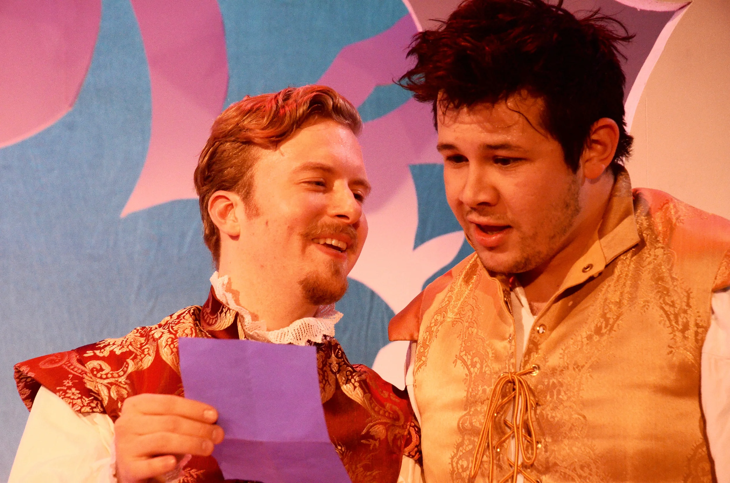 The Liar by David Ives. Image courtesy of Wellesley Repertory Theatre