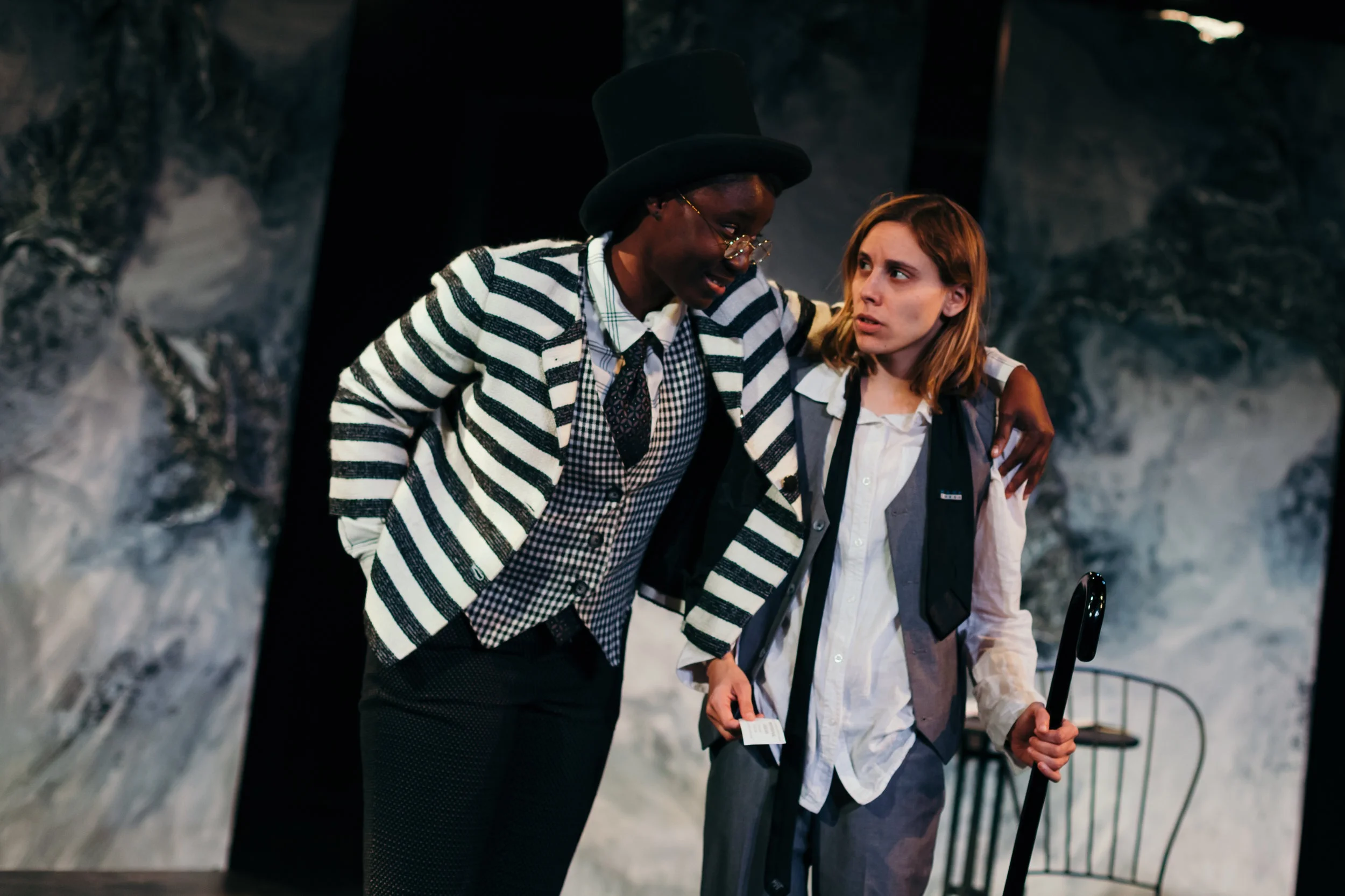 Rhinoceros by Eugene Ionesco, translation: Derek Prouse. Photo by Mark Roemisch courtesy of Wellesley College Theatre.