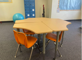 Orange Student Chair