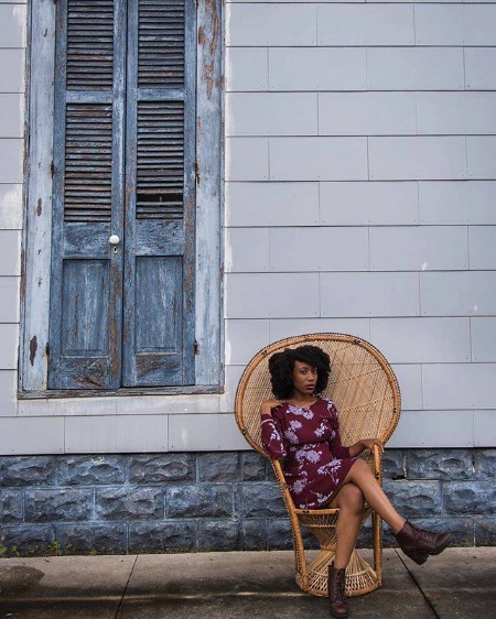 Payme created an ongoing photo series entitled Enthroned. This series showcases the beauty of black femininity and the city of New Orleans. 