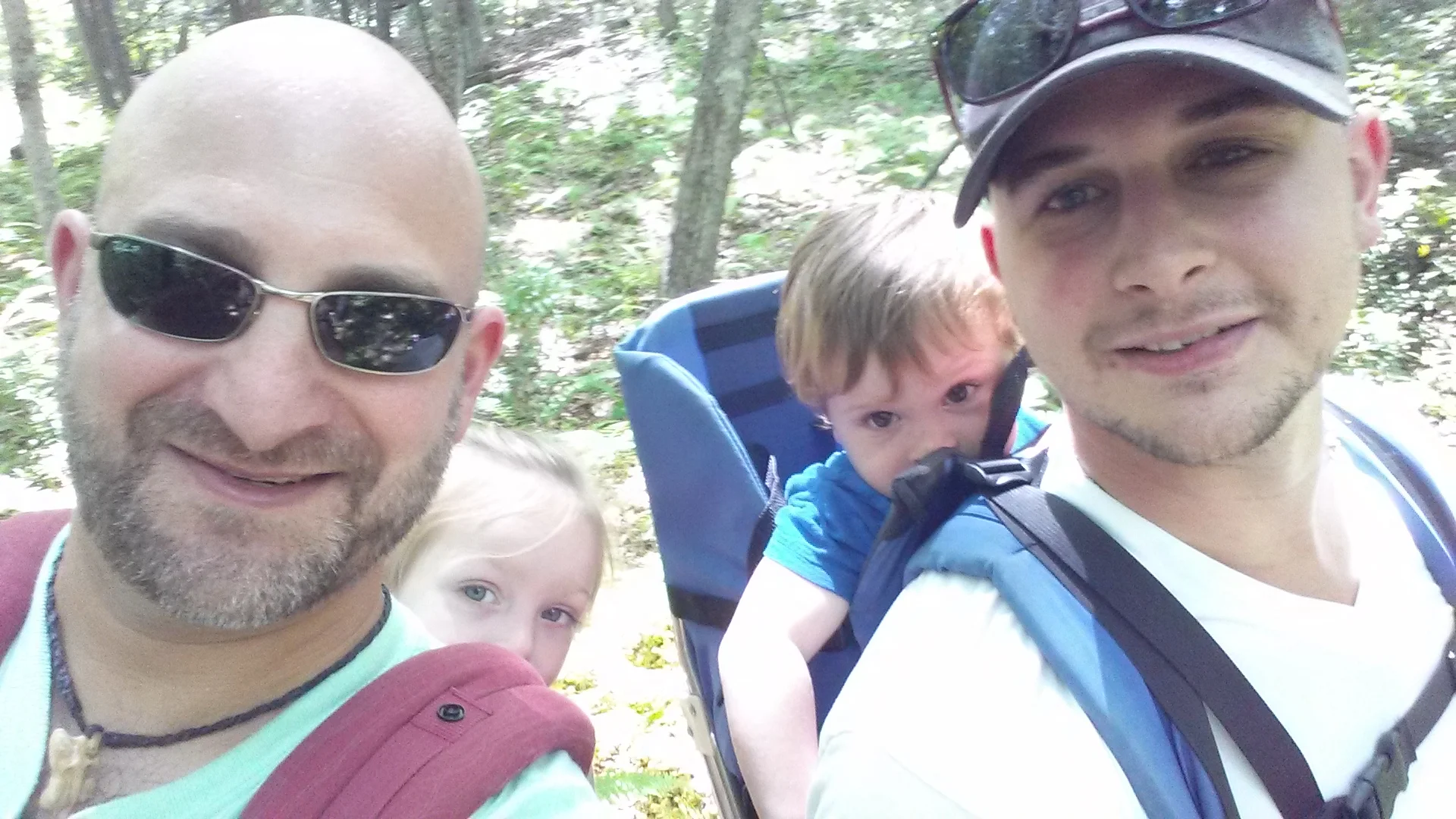 That's us with two kids. No idea where the other four are. Kidding of course...