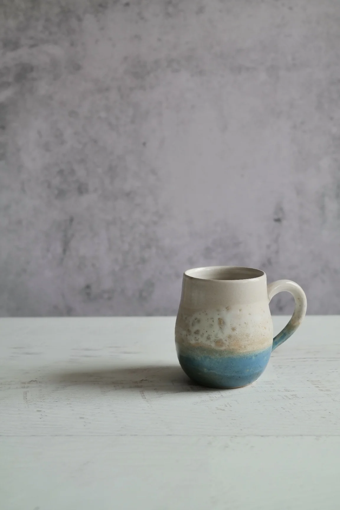 'At the Beach' stoneware mug