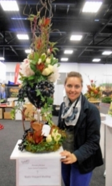 A floristry competition, Adelaide 2014