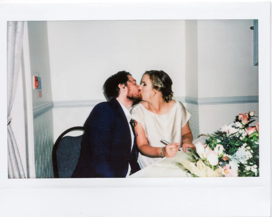 My Wife and I, at our Kymin Wedding in Penarth. 