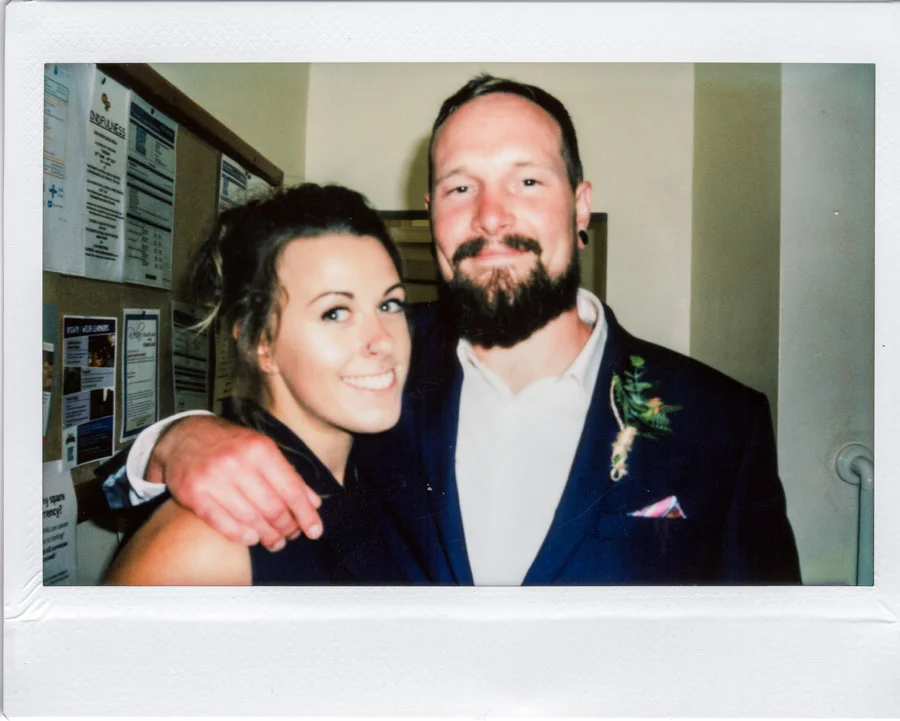 My Best Man Dave, and Poppy. He did a stella job of organising things and didn't roast me too much with his speech.