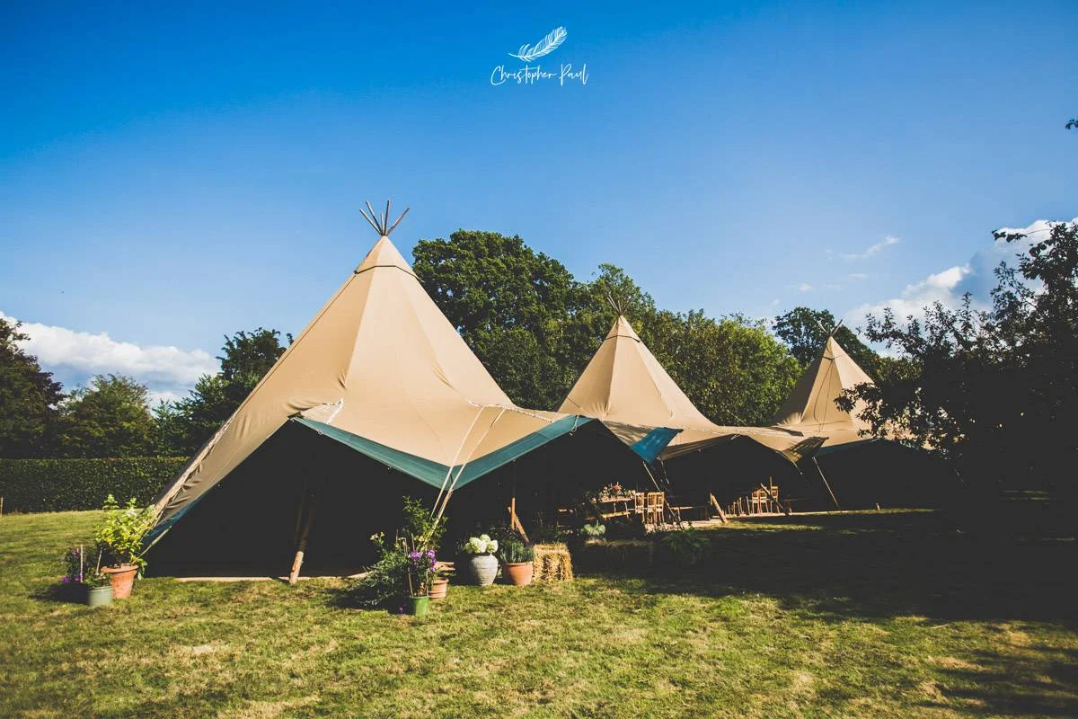 Tipi garden wedding ideas