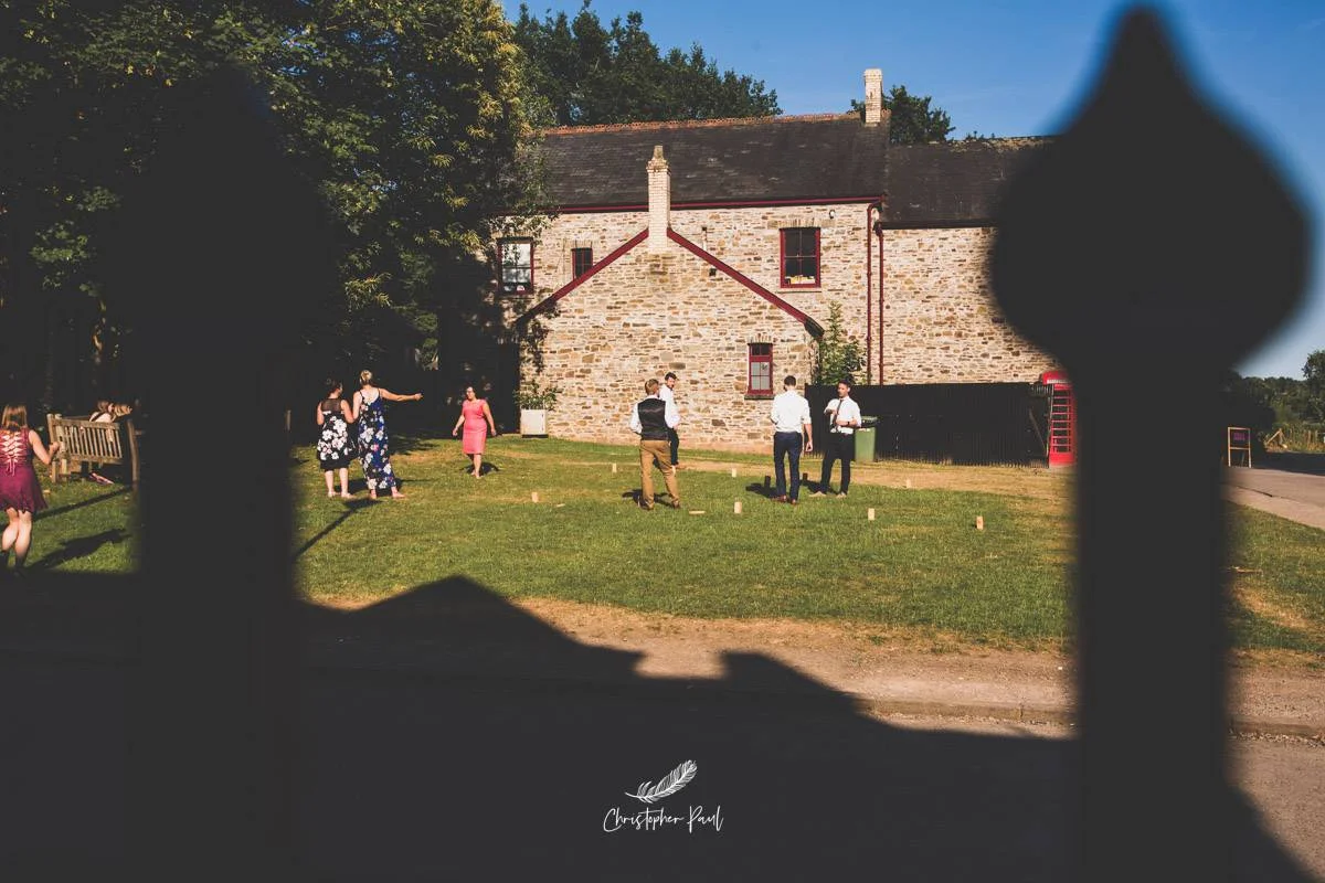 It was lush weather to have some drinks and play games outdoors in St Fagans