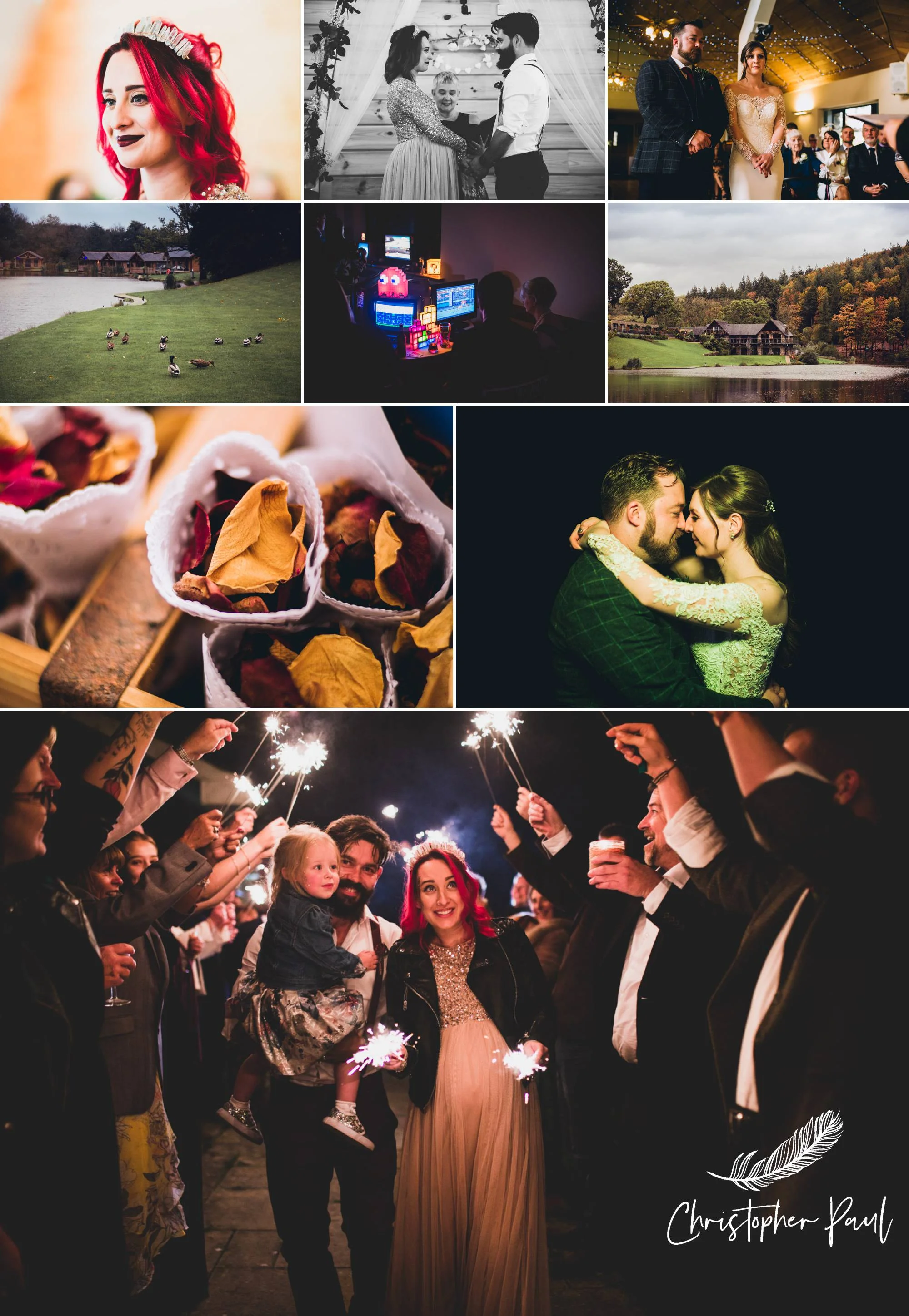 Autumn Wedding Photos South Wales