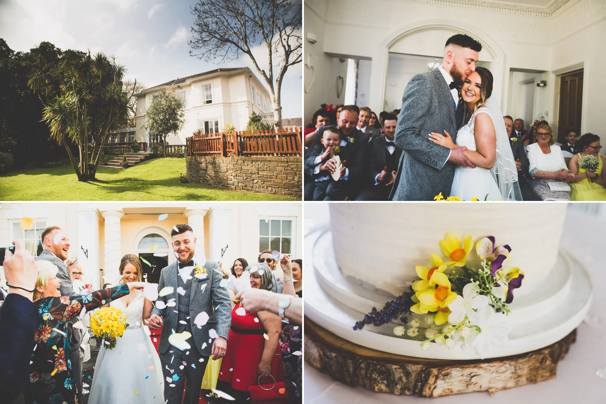 In Full Spring at Norton House an awesome Swansea wedding