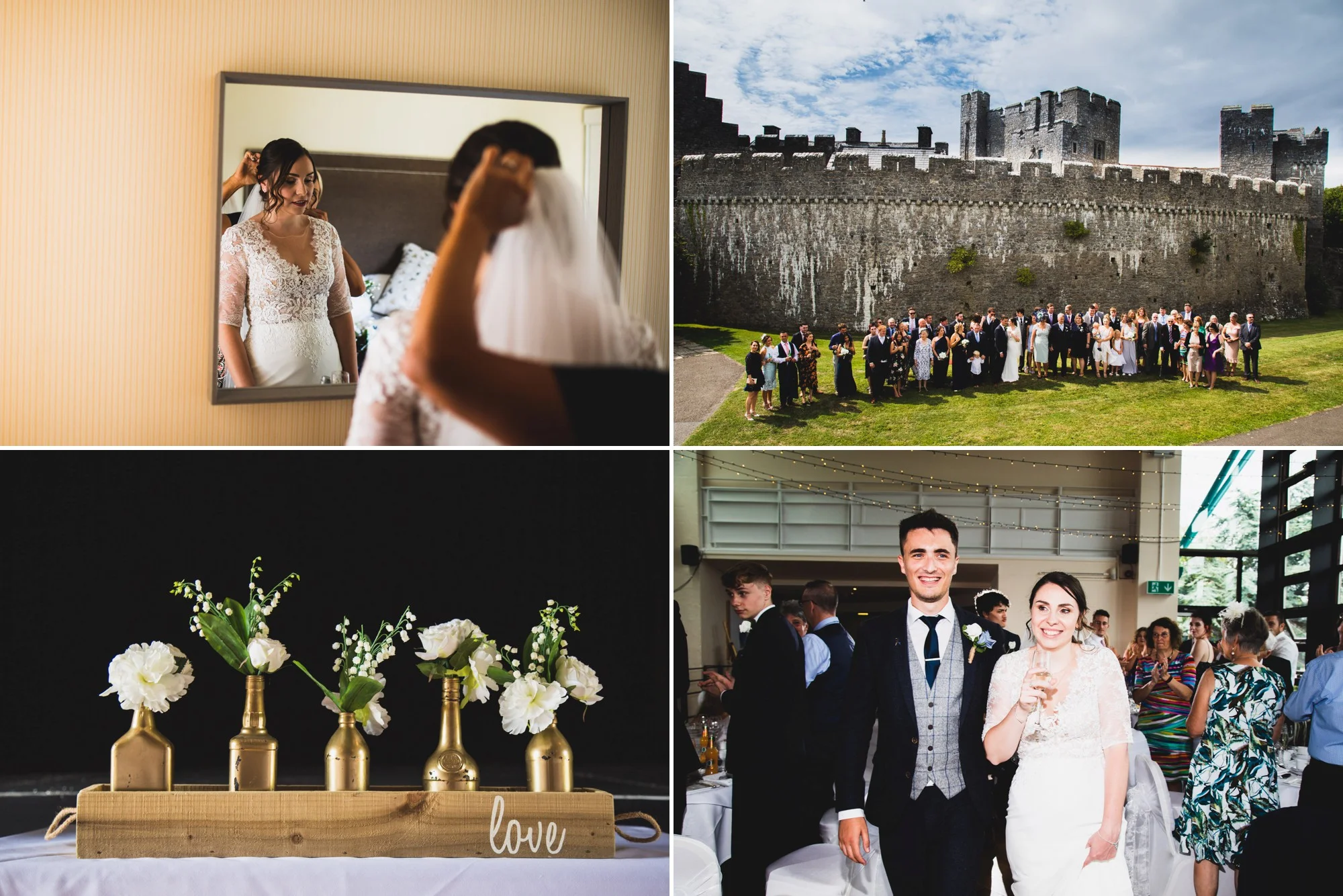Rachel and Rhys's St Donats Art Center wedding teaser